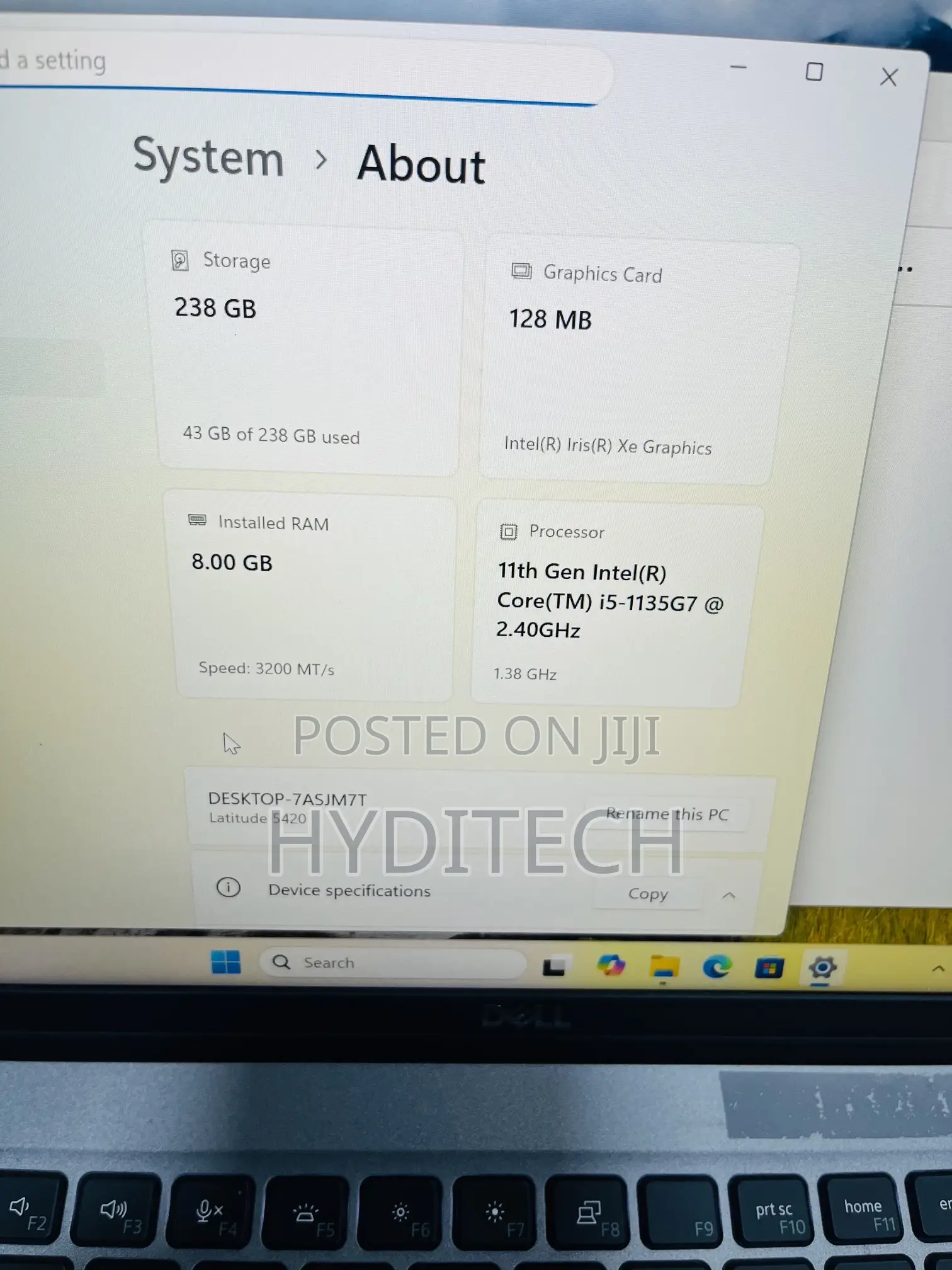 Laptop Dell Latitude 5420 8GB Intel Core i5 SSD 256GB