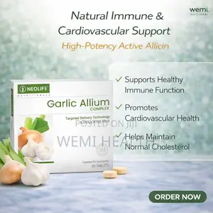 Garlic Allium Complex - 60 Tablets Support Heart Health.
