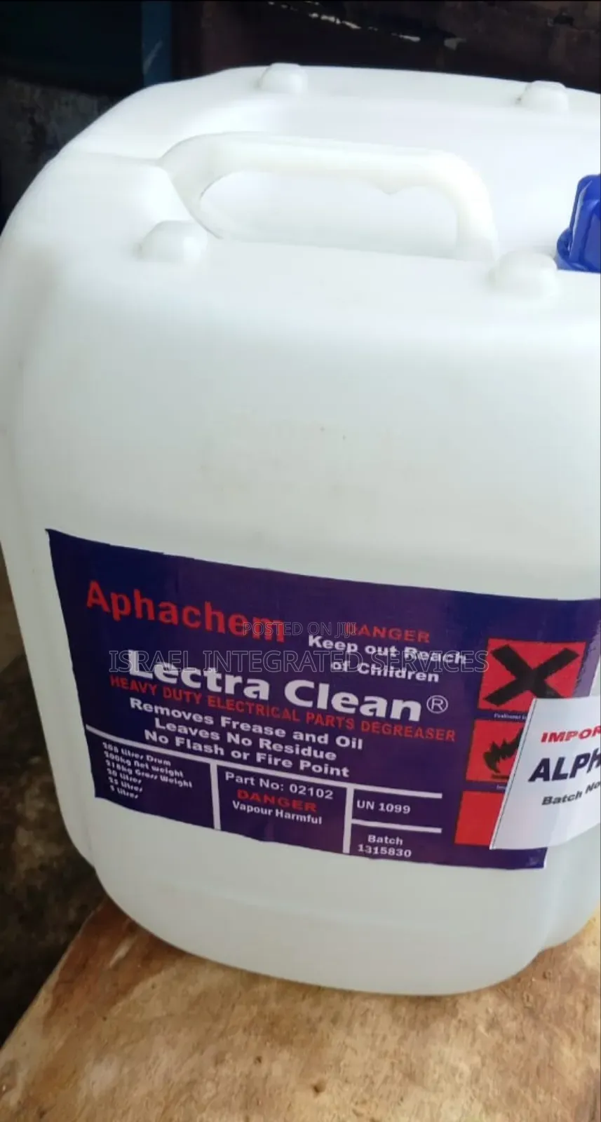 Lectra Cleaner Aphachem Heavy Duty Electrical Parts Degreaser - Israel ...