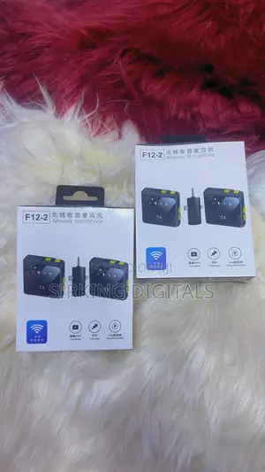 F12 Wireless Collar Microphone With 99% Noise Cancellation