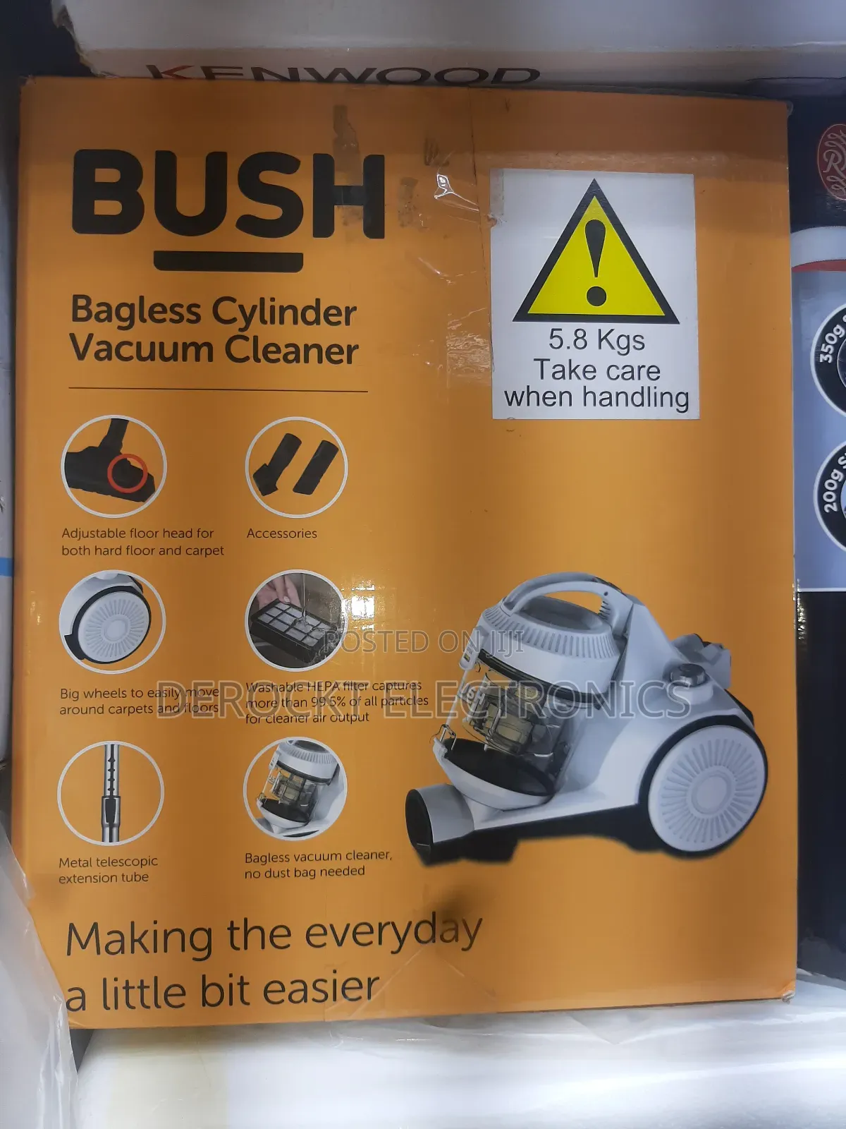 Bush Cylinder Bagless Vacuum Cleaner