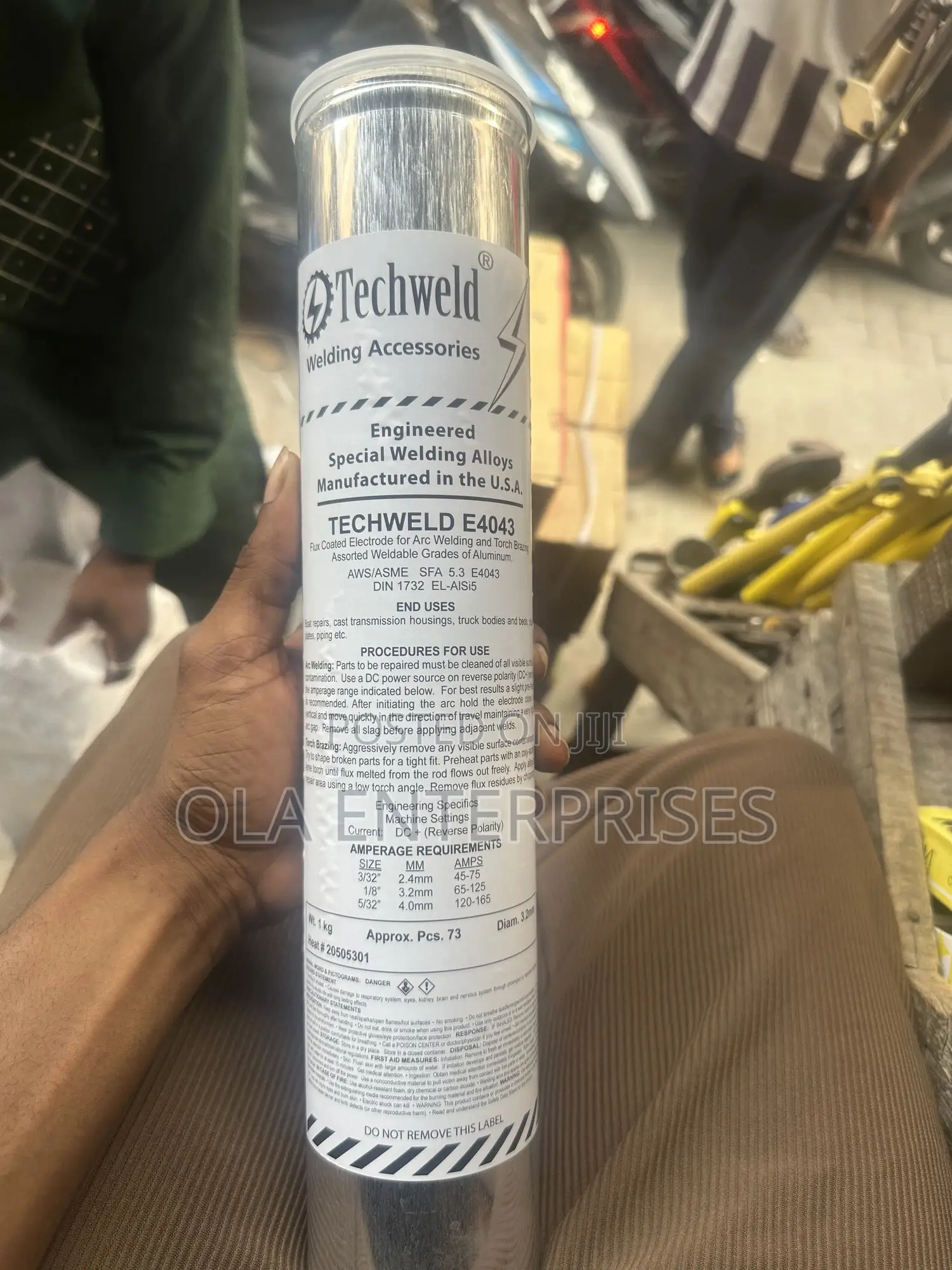 Techweld E4043 Aluminum Welding Electrode