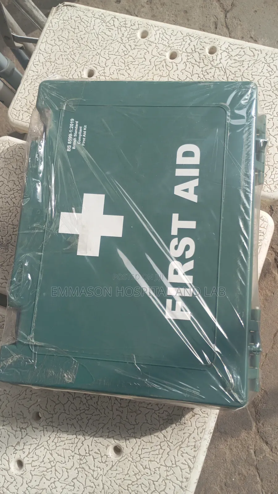 First Aid Box Plastic Kitted