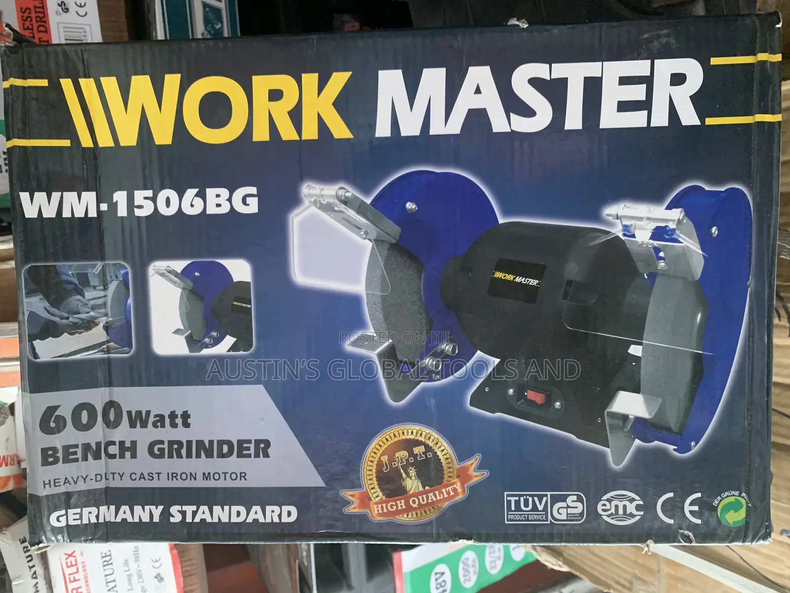 Work Master 8inches Industrial Heavy Bench Grinder