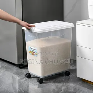 Rice Bucket With Wheel 40liters