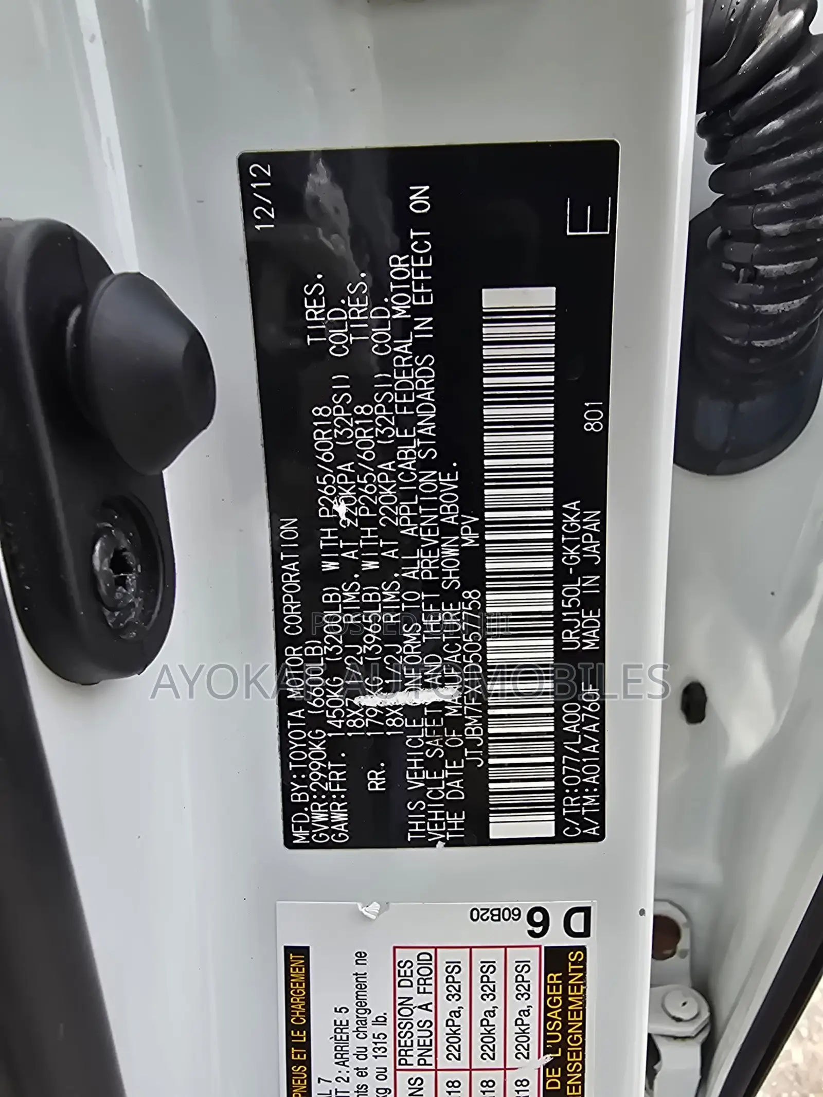 Lexus GX 460 Premium 2013 White
