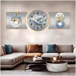 3 In1 Wall Decor Wall Clock