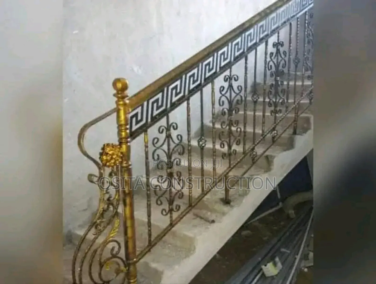 Pure Turkey Wronght Iron Handrail Design