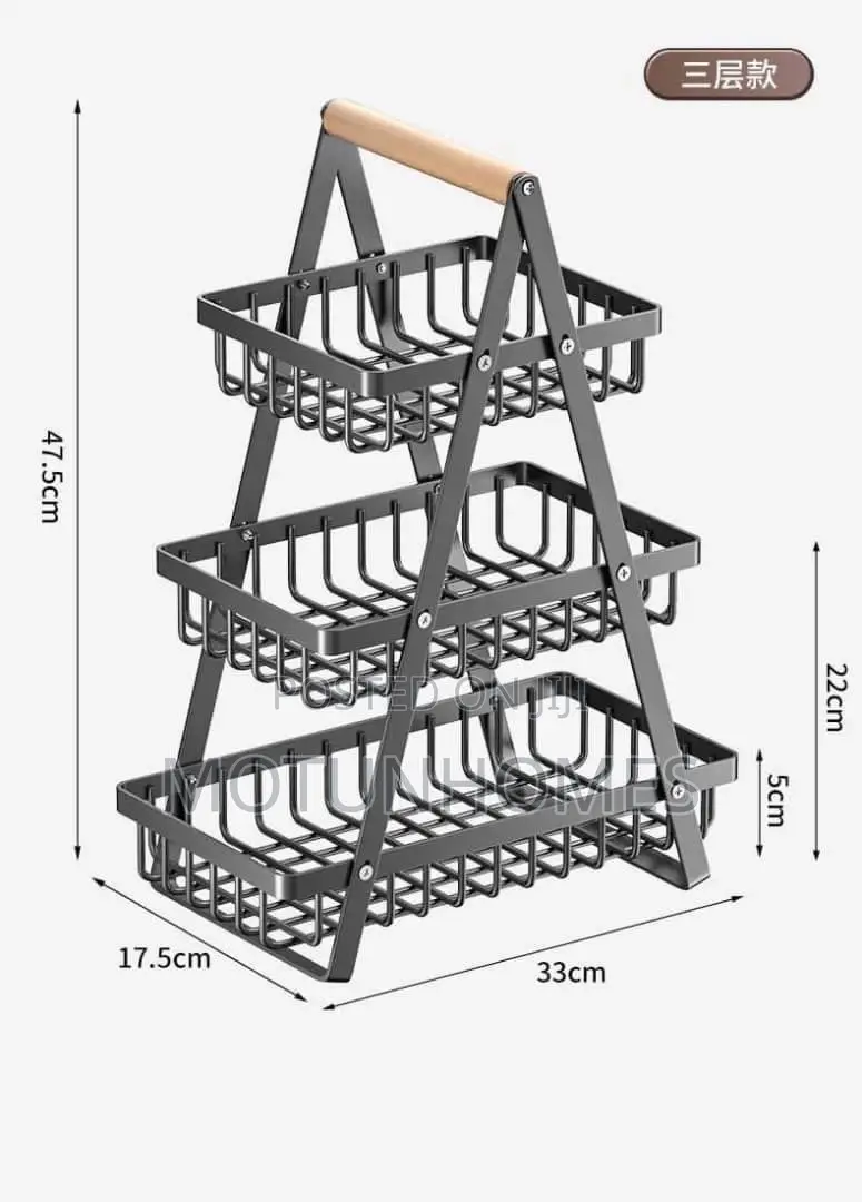 3layer Multipurpose Basket/Storage Cart