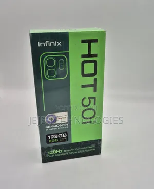 New Infinix Hot 50i 128 GB Black