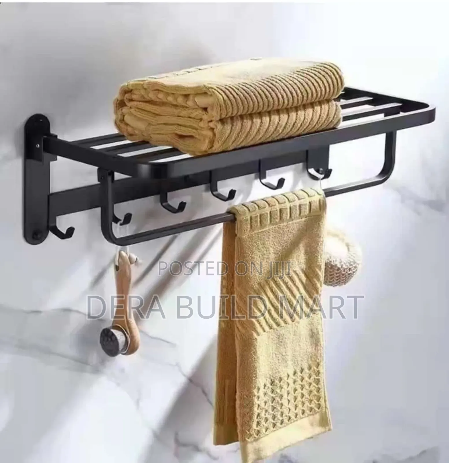 Wall Mounted Foldable Bathroom Towel Rack