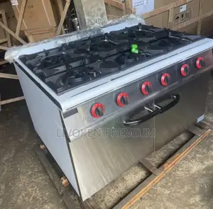 6 Burner Cooker With Oven