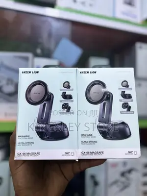 Green Lion Gx-66 Magsafe Car Phone Holder - Black