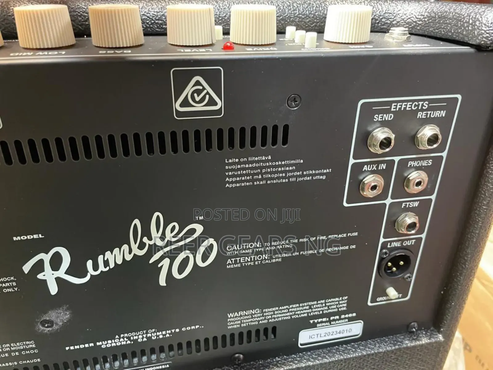 Fender Rumble 100 Bass Combo