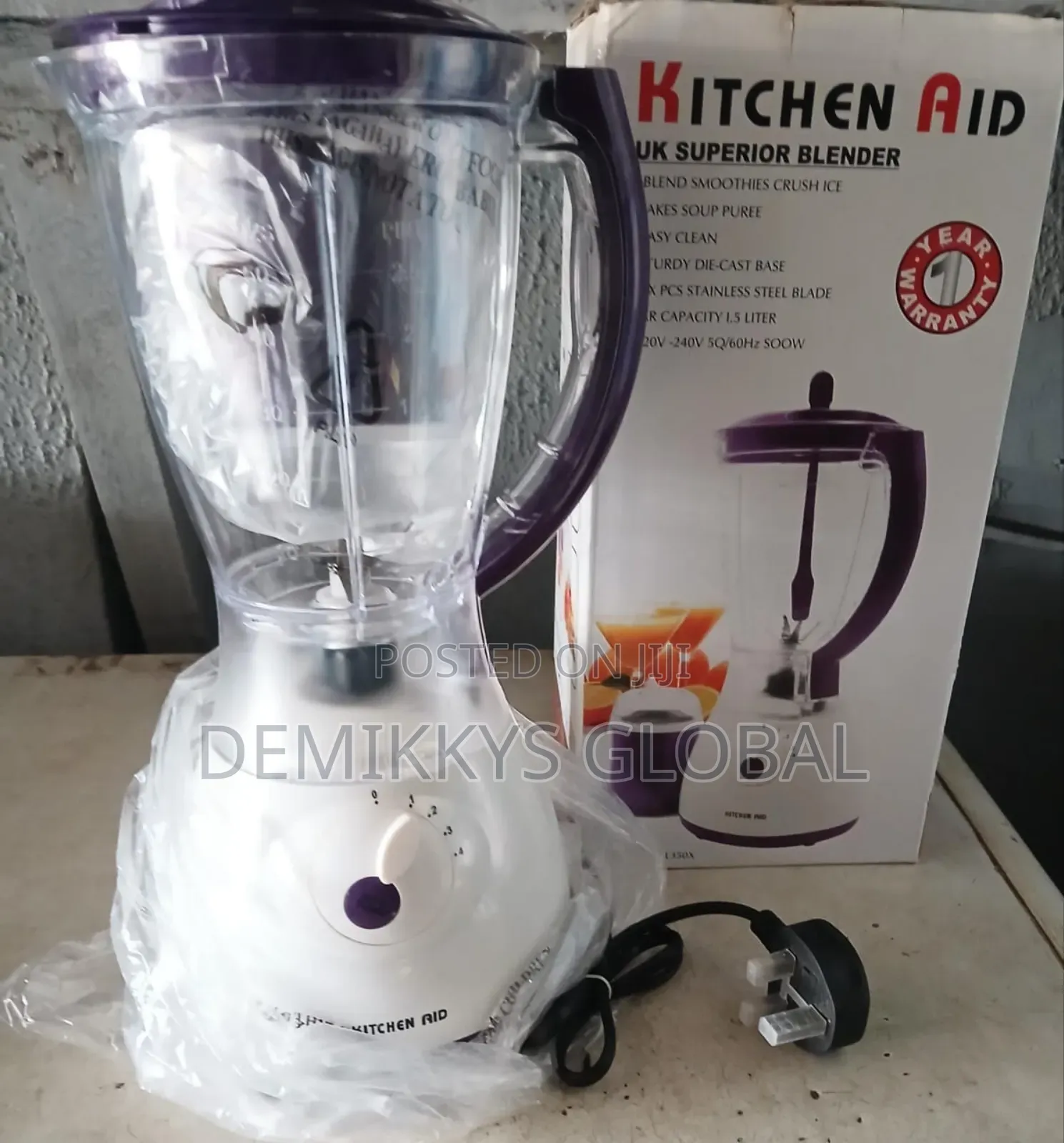 Kitchen Aid Blender. 1.5l