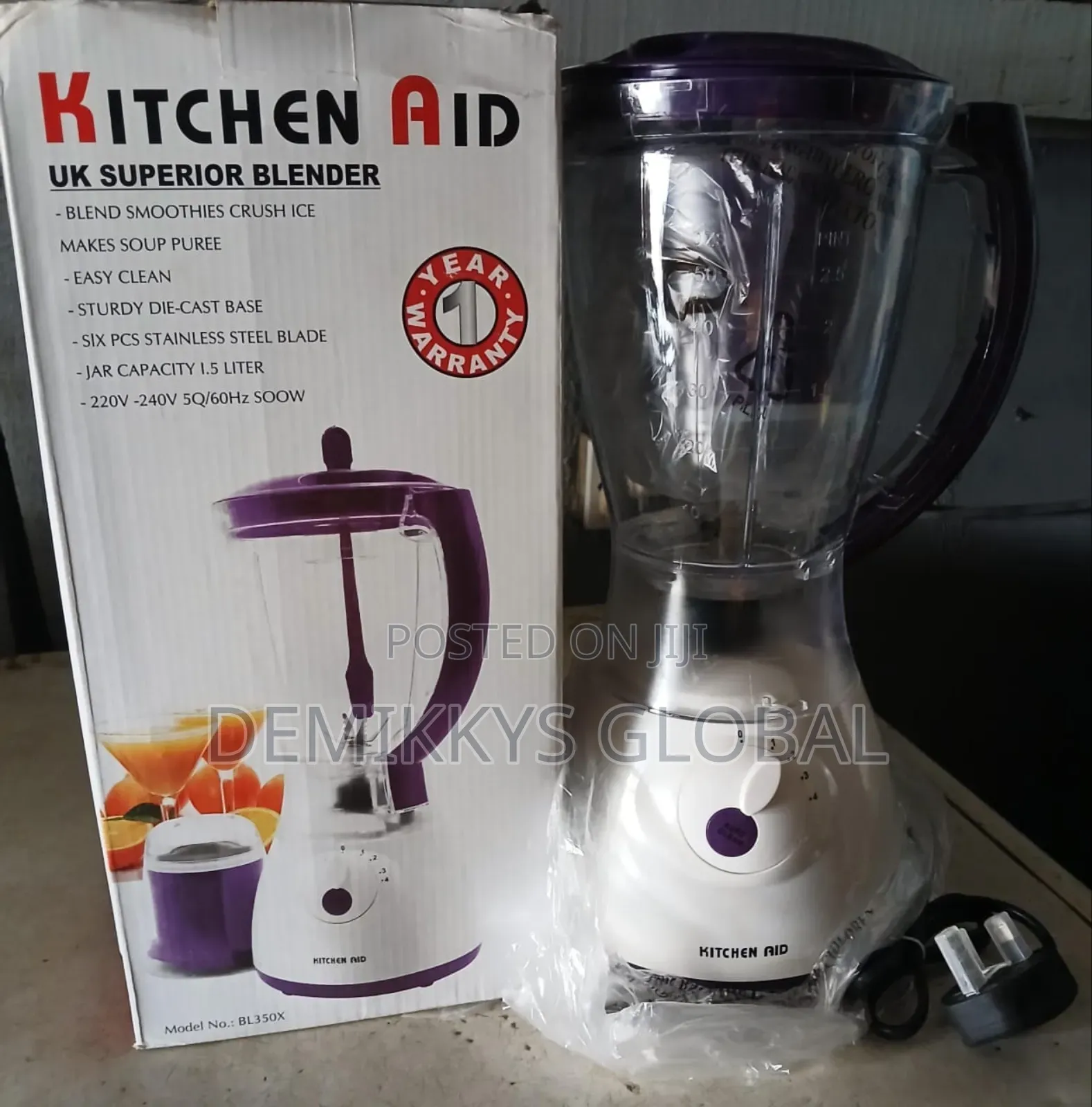 Kitchen Aid Blender. 1.5l