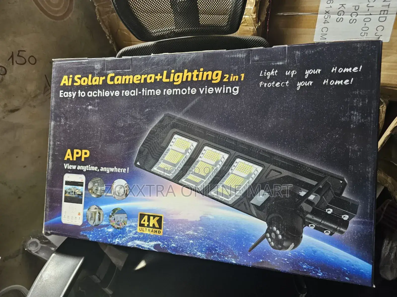 Ai Solar Camera + Lighting 2-in-1