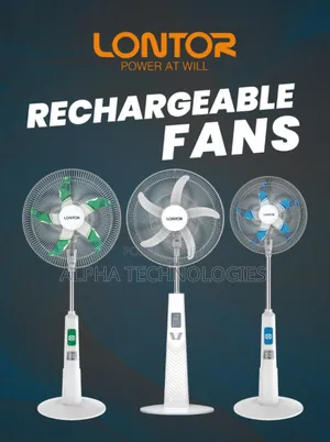 Lontor 18" Rechargeable Fan