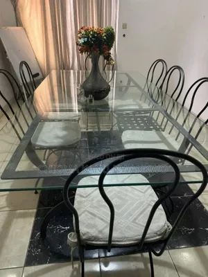 8 Seater Glass Dinning Set