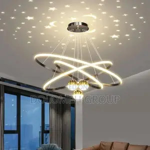 3 Step Chandelier With Star Reflections 800mm