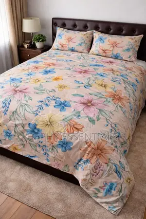 Stock Bedsheet With Pillowcase