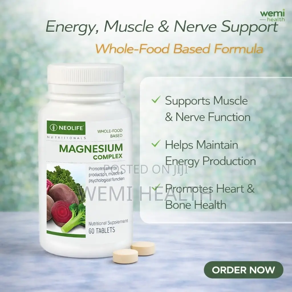 Magnesium Complex - 60 Tablets for Maintenance of Good Health