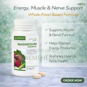 Magnesium Complex - 60 Tablets for Maintenance of Good Health
