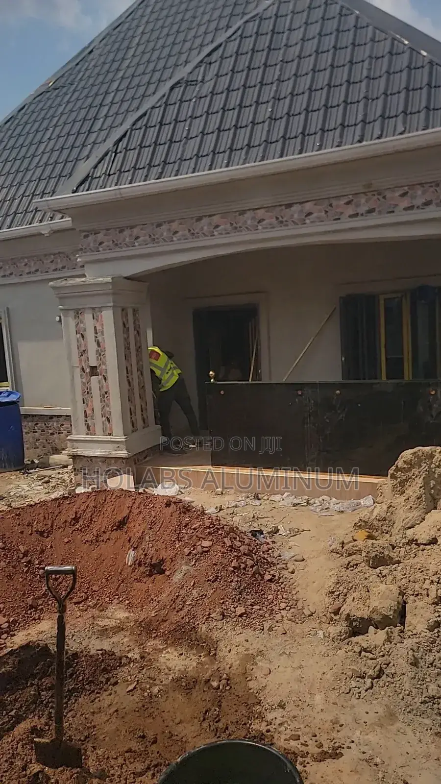 Handrail Glass Gold Material