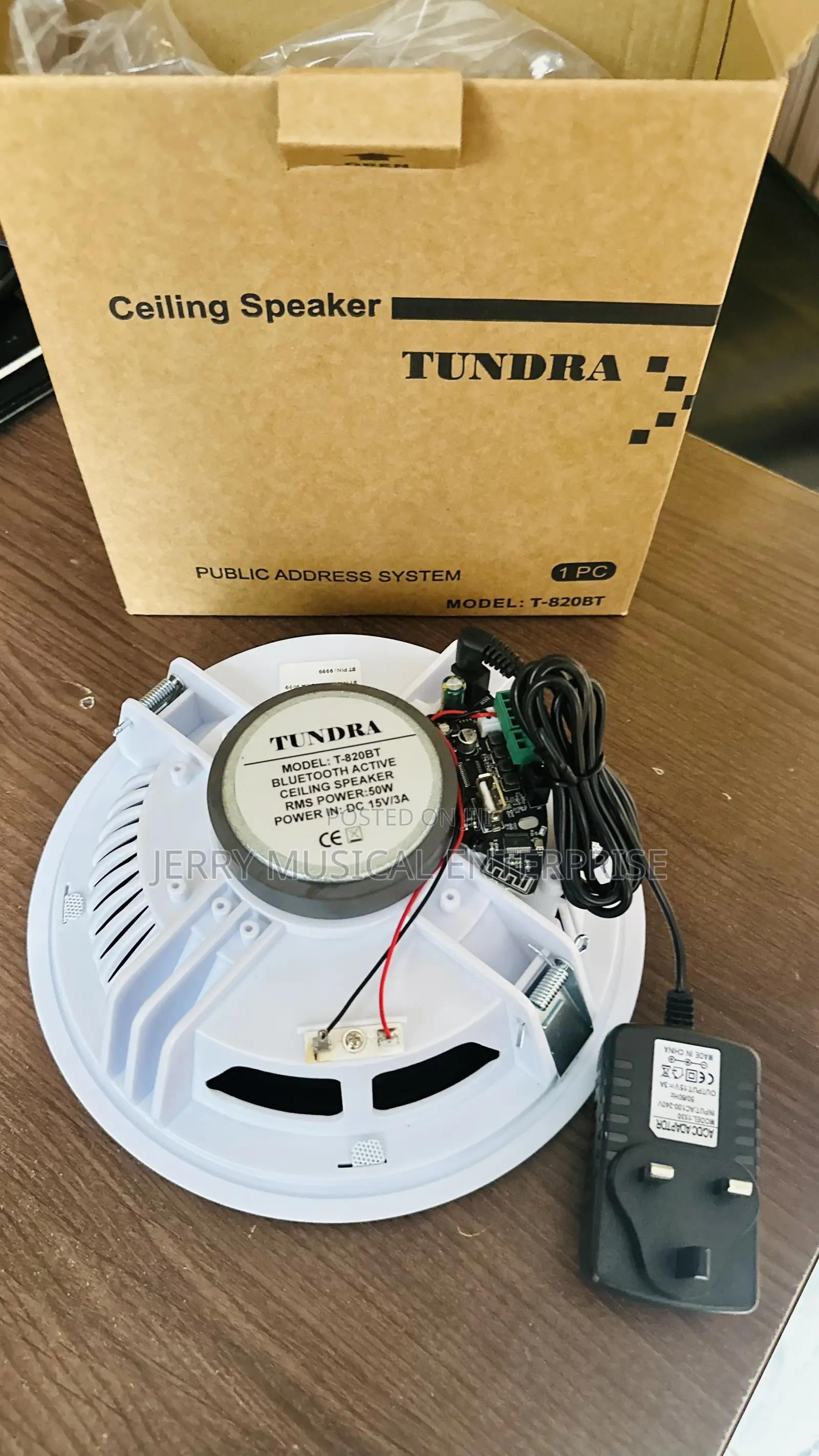 50w Single Bluetooth Pop Speaker With Adapter