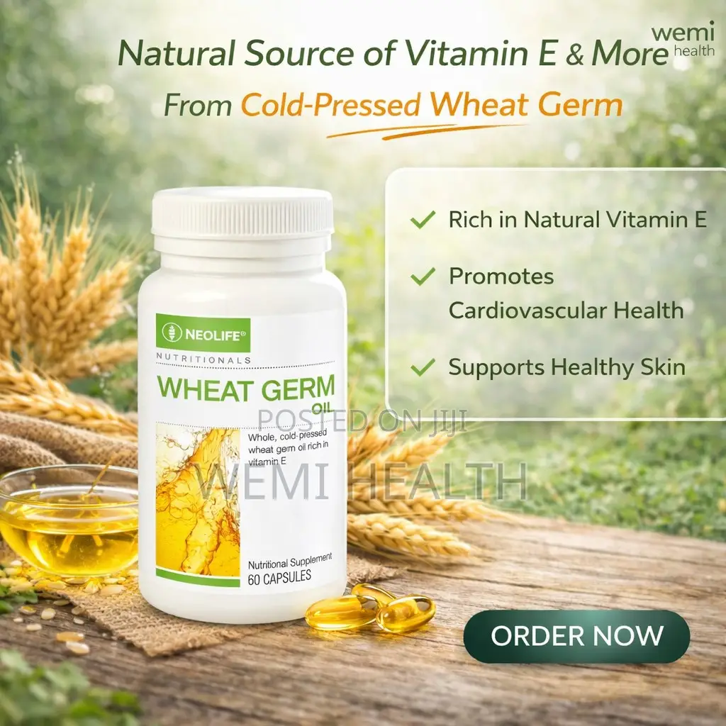 Wheat Germ Oil - 60 Capsules (Single) Powerful Antioxidant