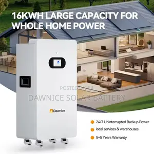 Save Energy With a 16kwh Wall-Mounted Storage Battery for Your Home