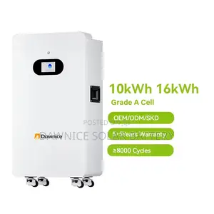 10kwh Lithium Wall-Mounted Battery With High Efficiency and Durability