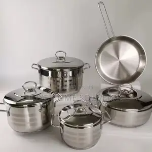 9pcs Stainless Steel Cooking Pot