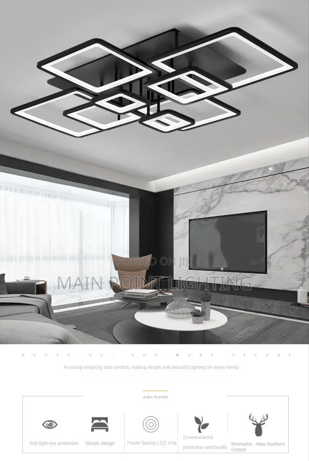 Modern Simple Ceiling Light