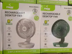 Rechargeable Desktop Fan
