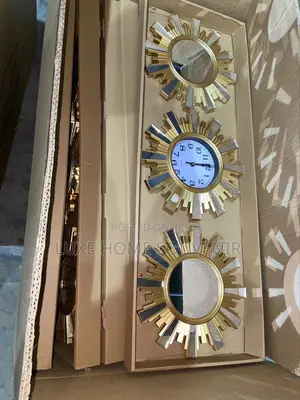 3 in 1 Wall Clock With Mirror