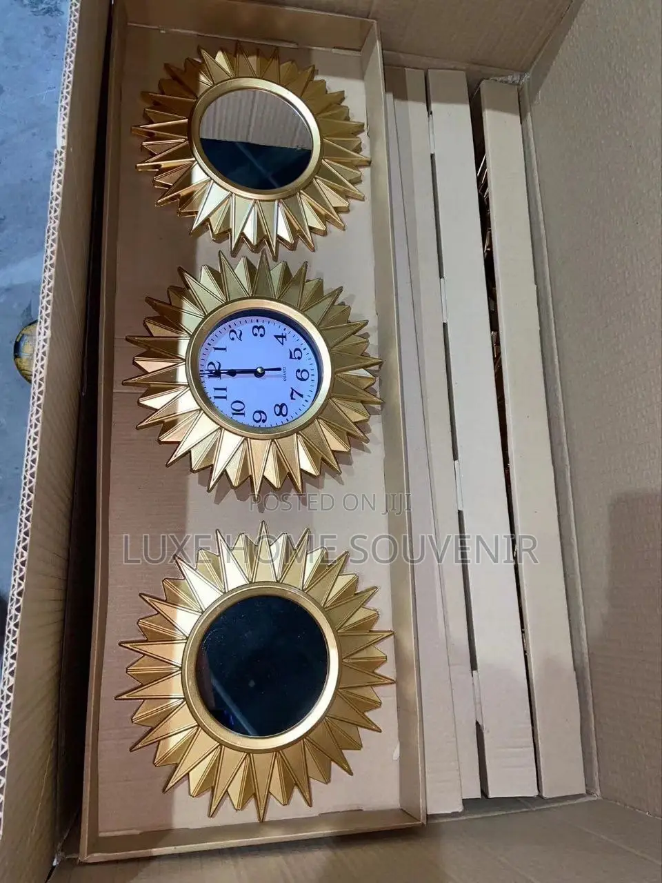 3 in 1 Wall Clock With Mirror