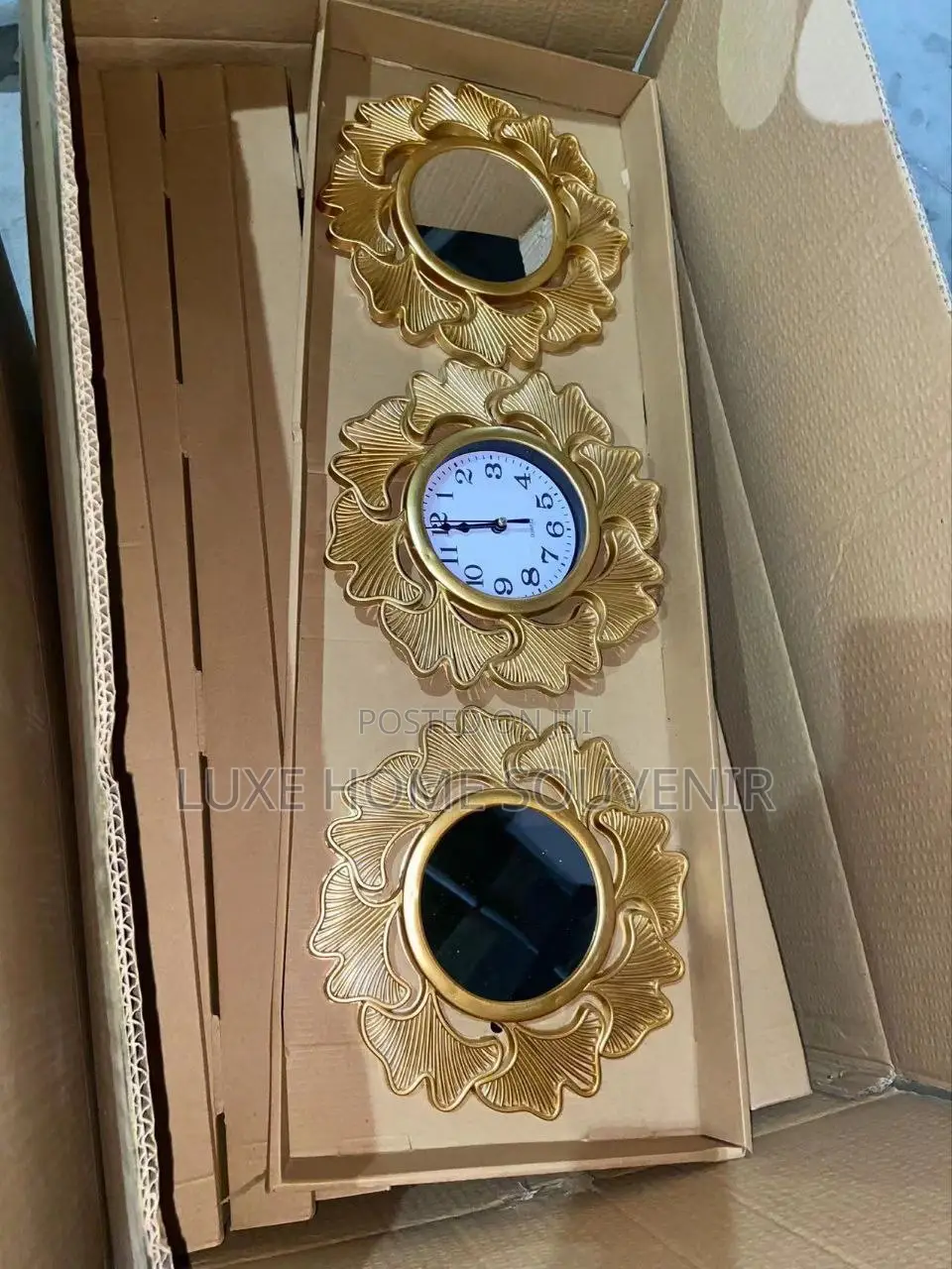 3 in 1 Wall Clock With Mirror