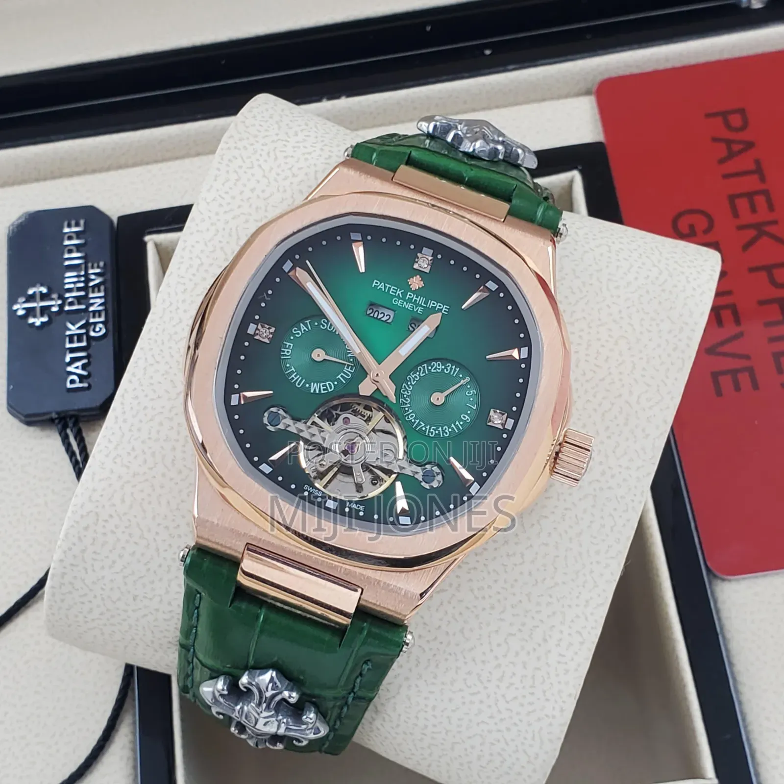 . *Luxury Replica Patek Philippe Automatic Leather Watch For Men*
