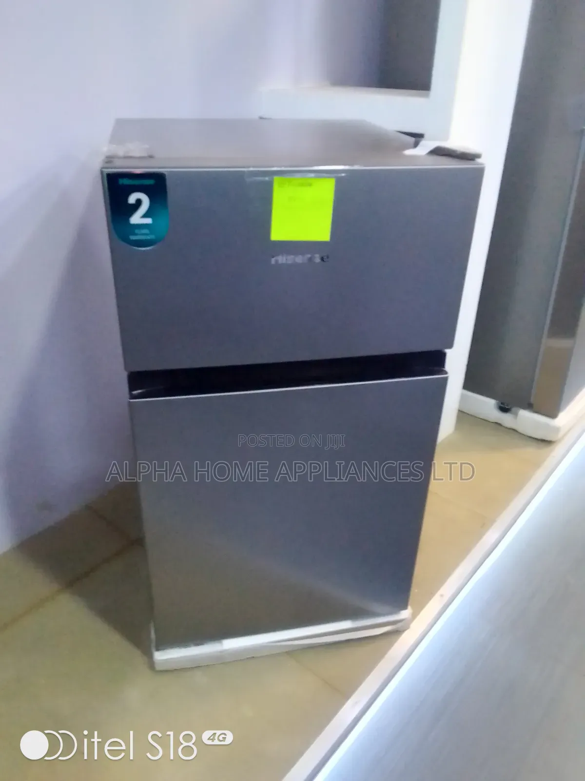 Hisense Refrigerator 87 Litres Silver Colour