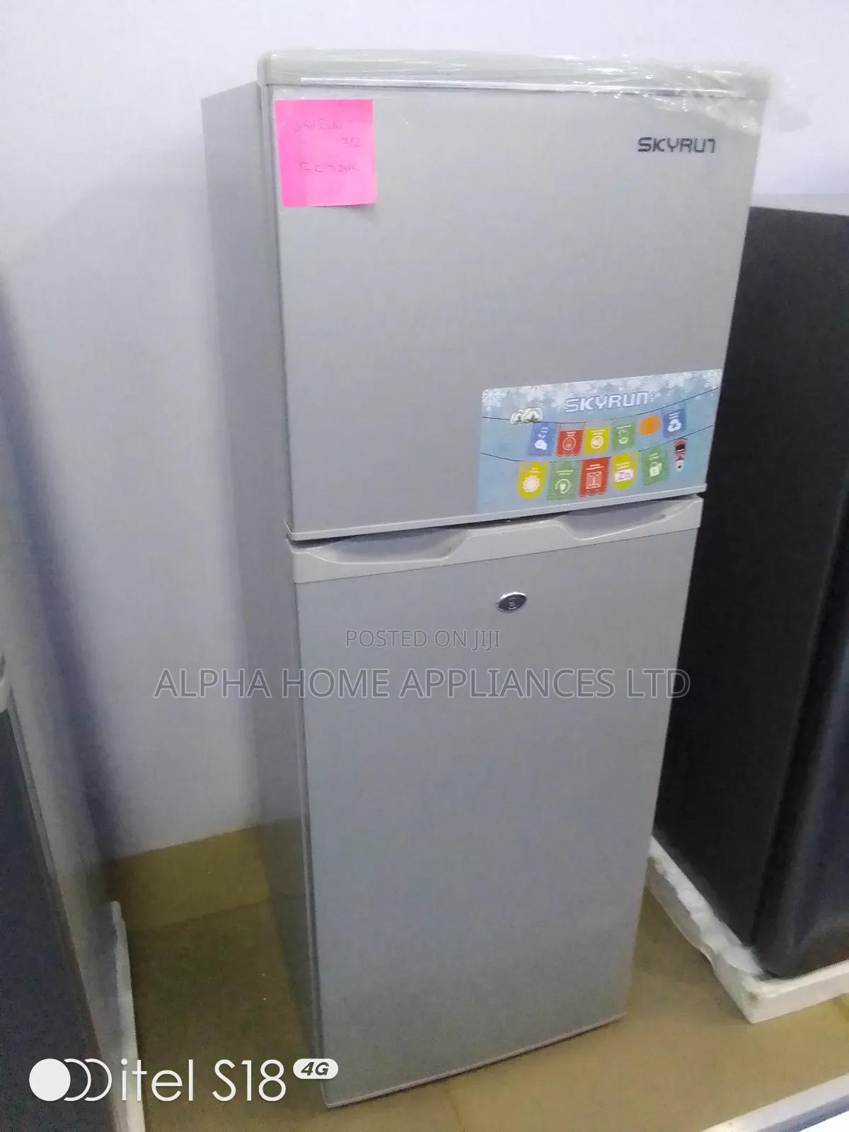 Skyrun Refrigerator 138 Litres Silver Colour