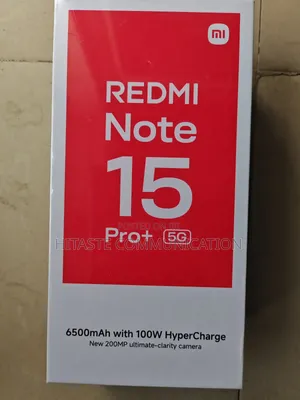New Xiaomi Redmi Note 15 Pro+ 512 GB Black