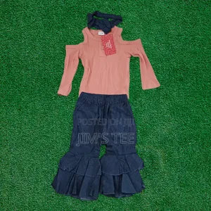Baby 2pcs Sets With Head Band and Jumpsuits