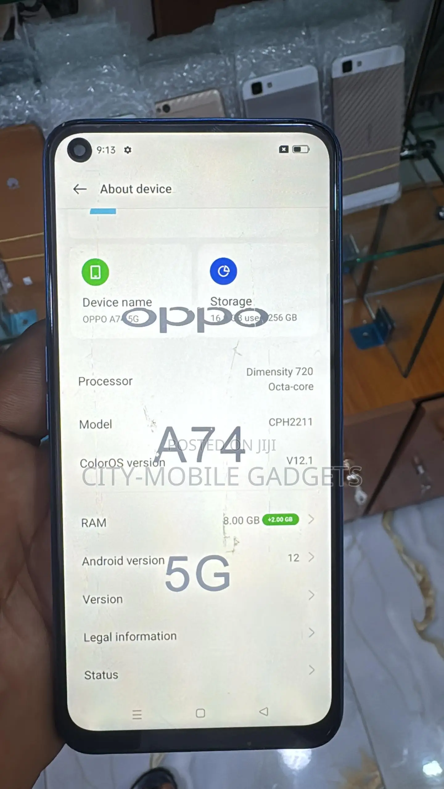Oppo A74 5G 128 GB Blue