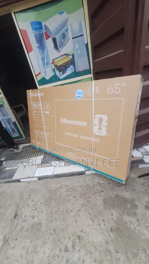 New Hisense Qled 65"Inche Smart Flameless Netflix Youtube Bluetooth