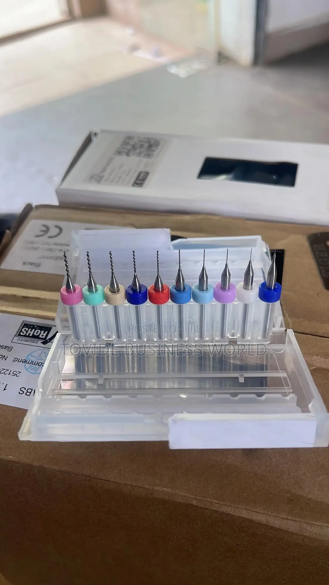 PCB Micro Drill Bits 10 Set for CNC Milling Router Machine