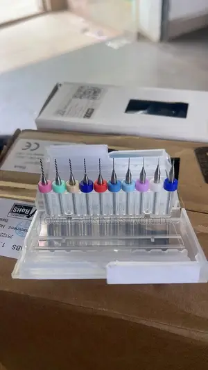PCB Micro Drill Bits 10 Set for CNC Milling Router Machine