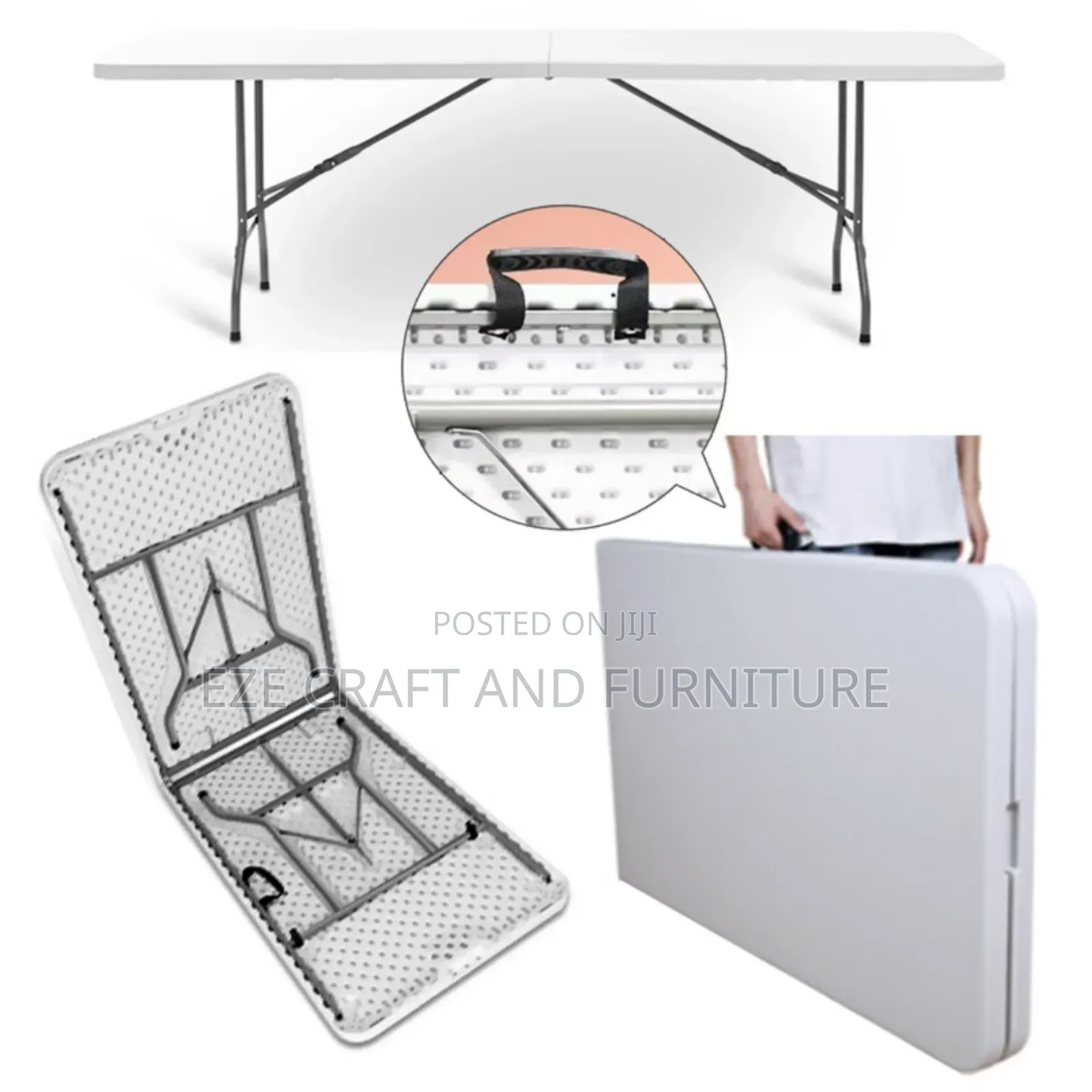 6feet Middle Folding Multipurpose Plastic Table