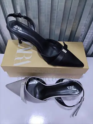 Classy Ladies Zara Heel Available in Black and Gray as Seen Size 37 42