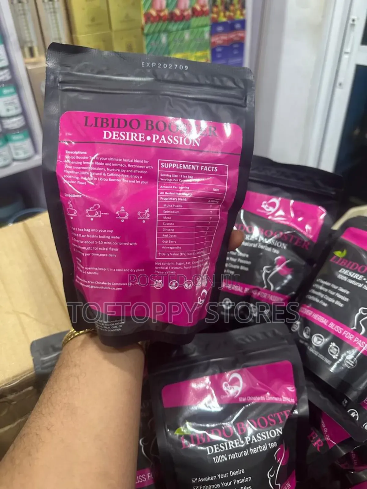 Libido Booster Natural Herbal Tea.